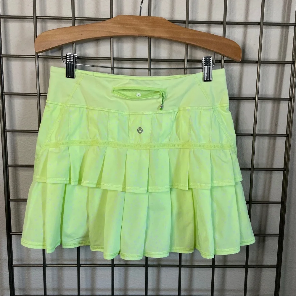 LULULEMON PACE SETTER SKORT, SZ 4 Tall